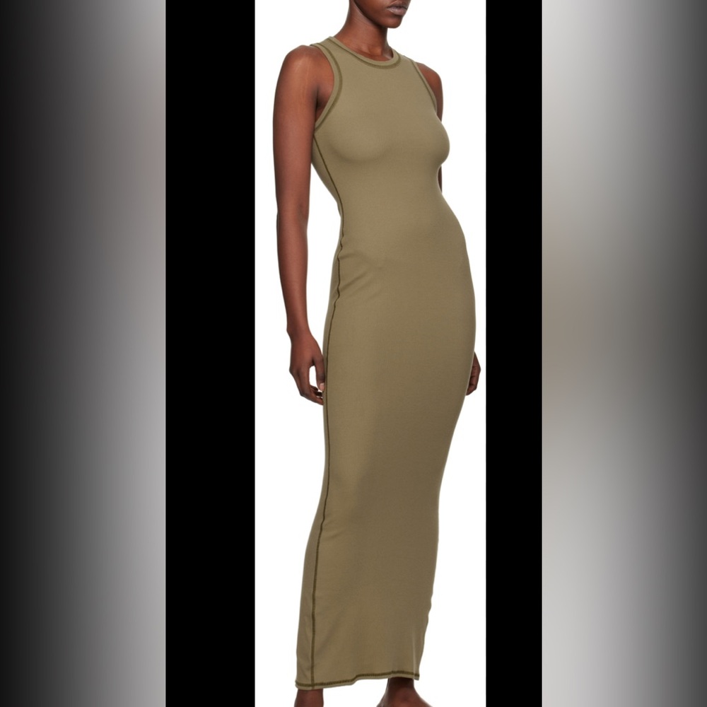 SKIMS Cotton Rib Sleeveless Maxi Dress
